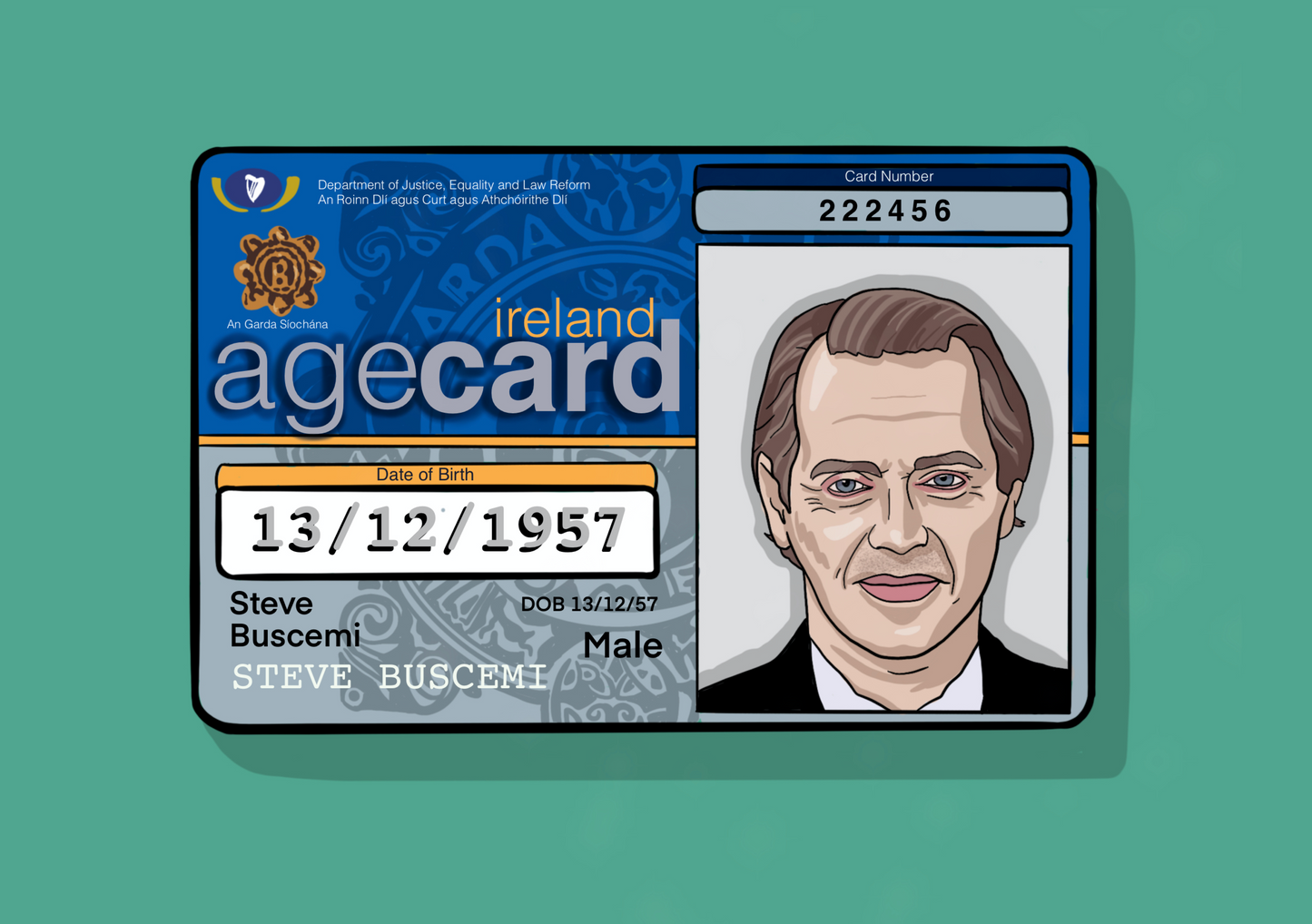 BUSCEMI AGE CARD