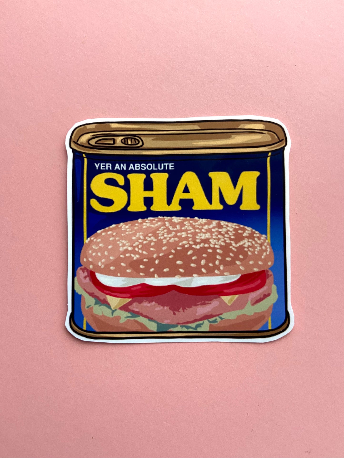 SHAM SPAM STICKER