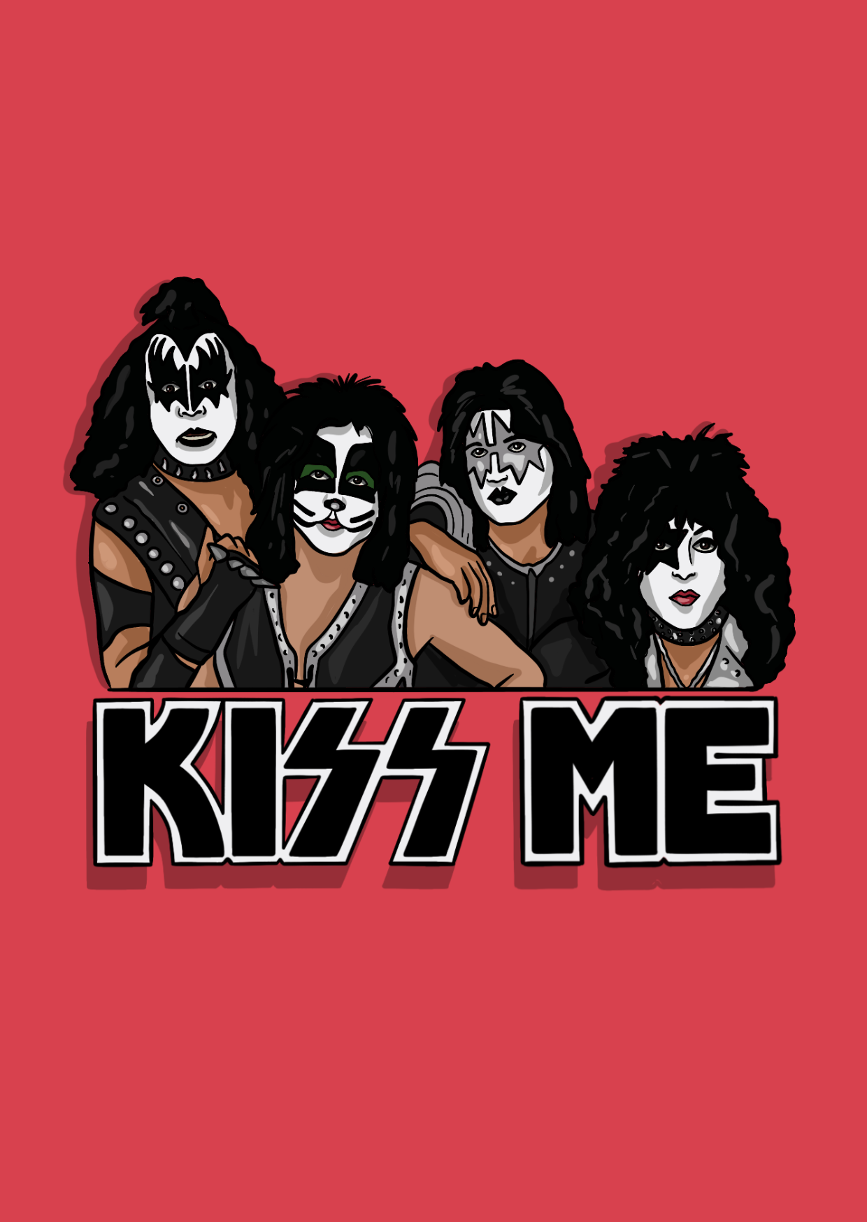 KISS ME CARD