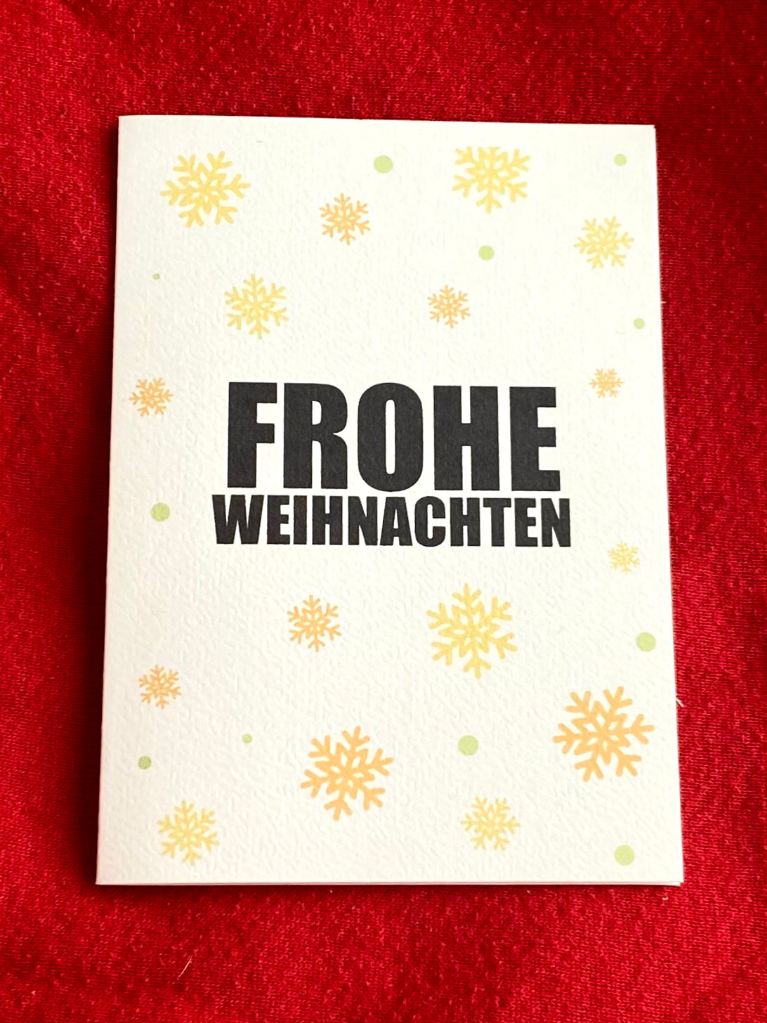 FROHE WEIHACHTEN