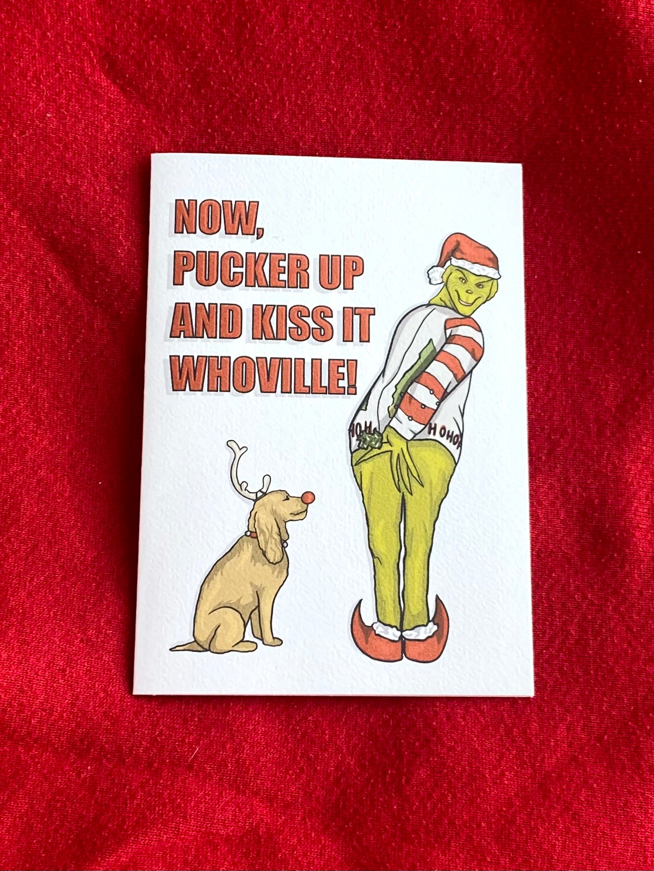 GRINCH WHOVILLE CARD