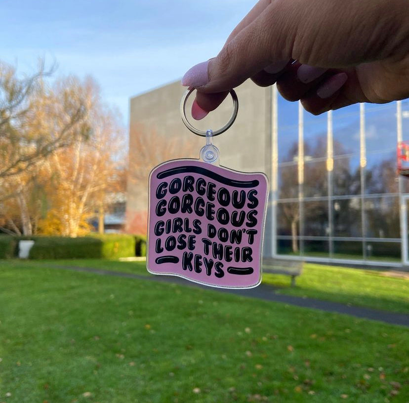 GORGEOUS GIRLS KEYRING
