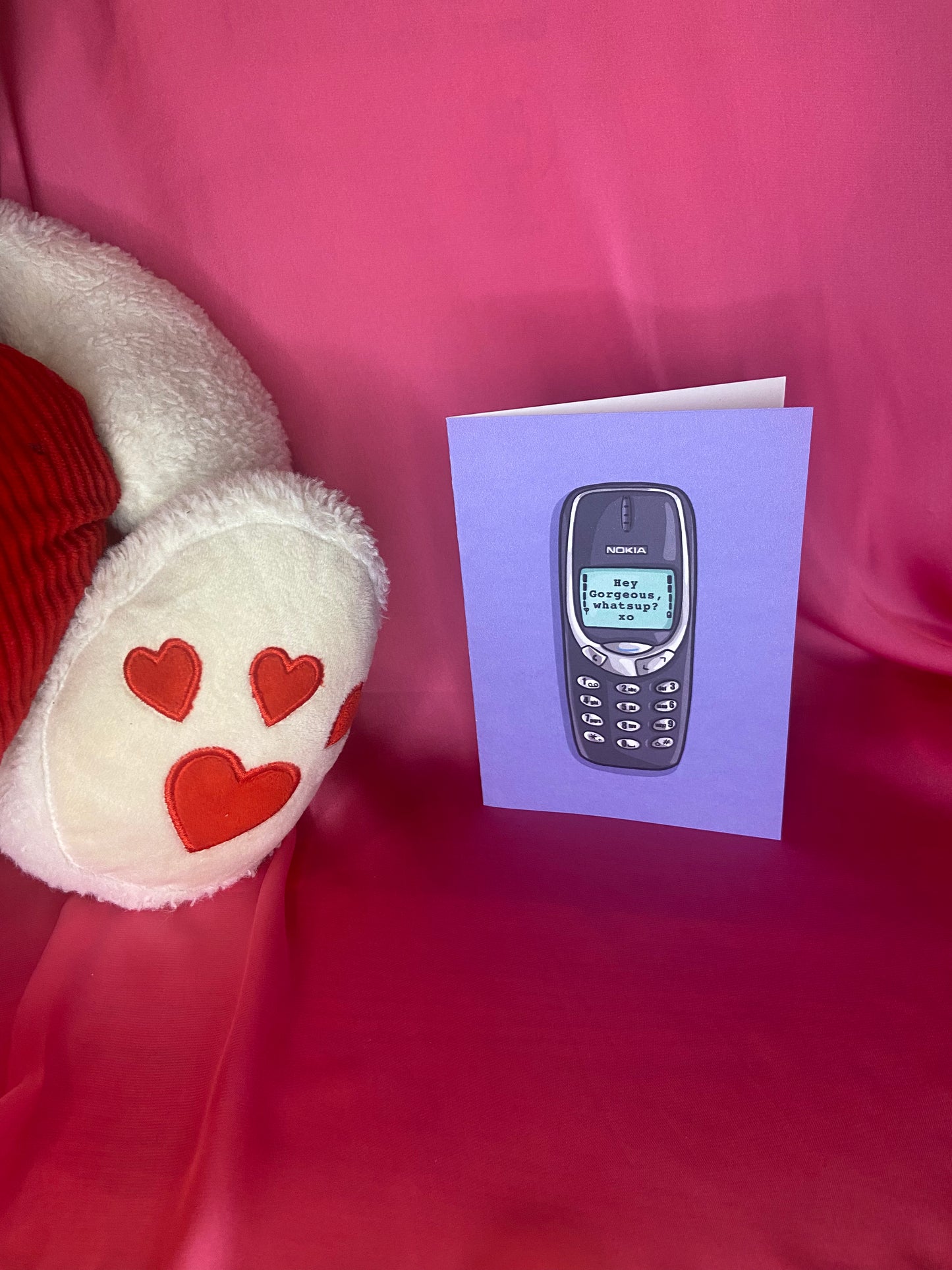 HEY GORGEOUS, WHATSUP XO CARD