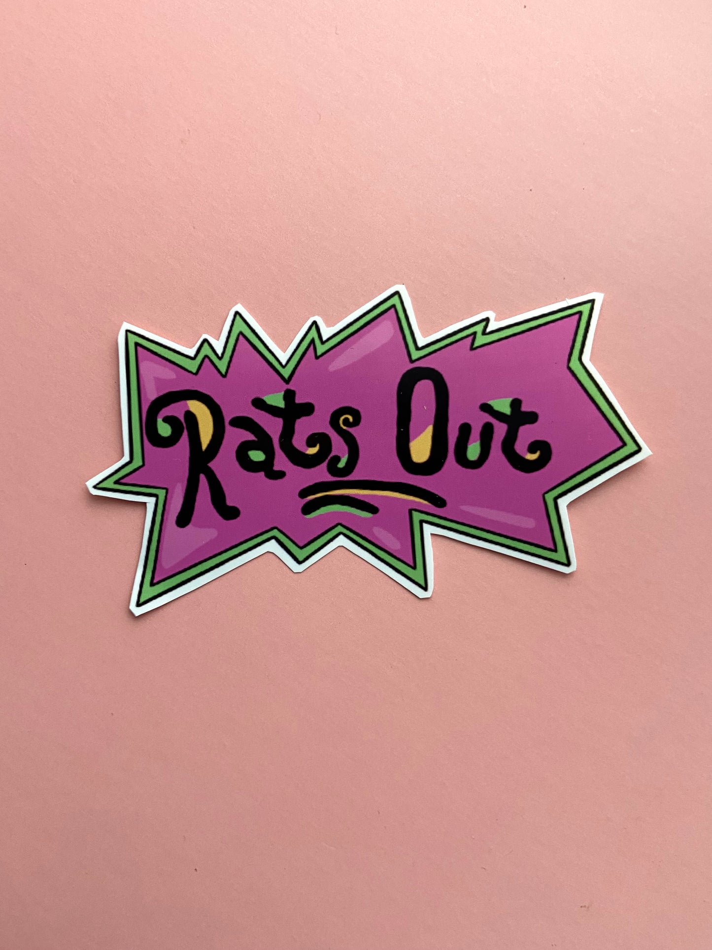 RATS OUT STICKER