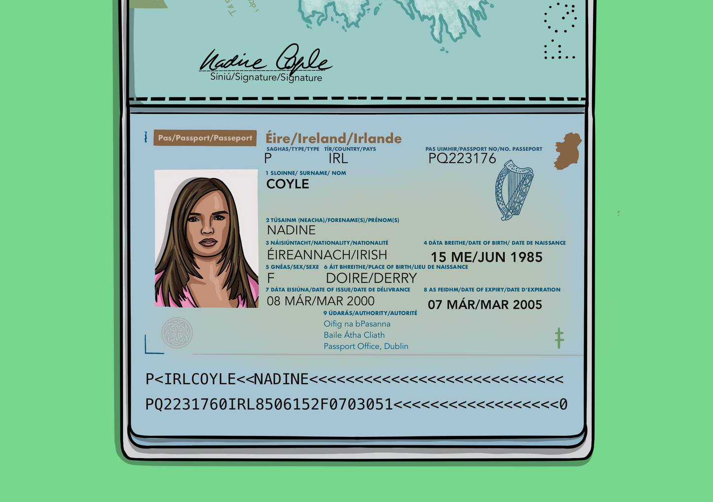 NADINE'S LOST PASSPORT