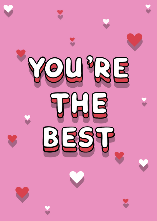 YOU'RE THE BEST CARD