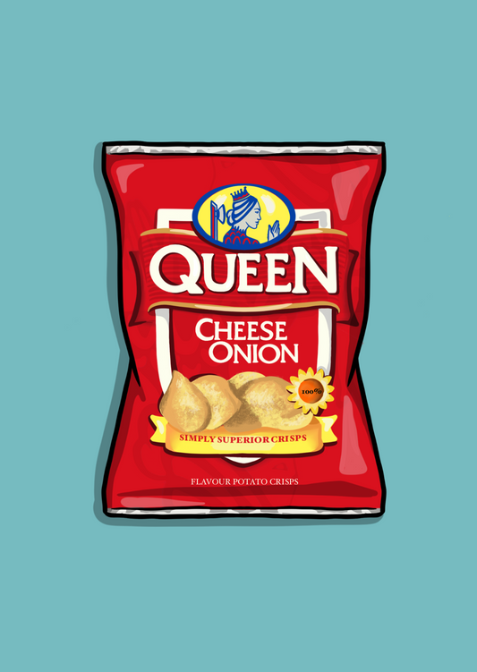 QUEEN CRISPS PRINT