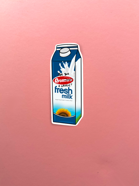 AVON A LAUGH MILK STICKER