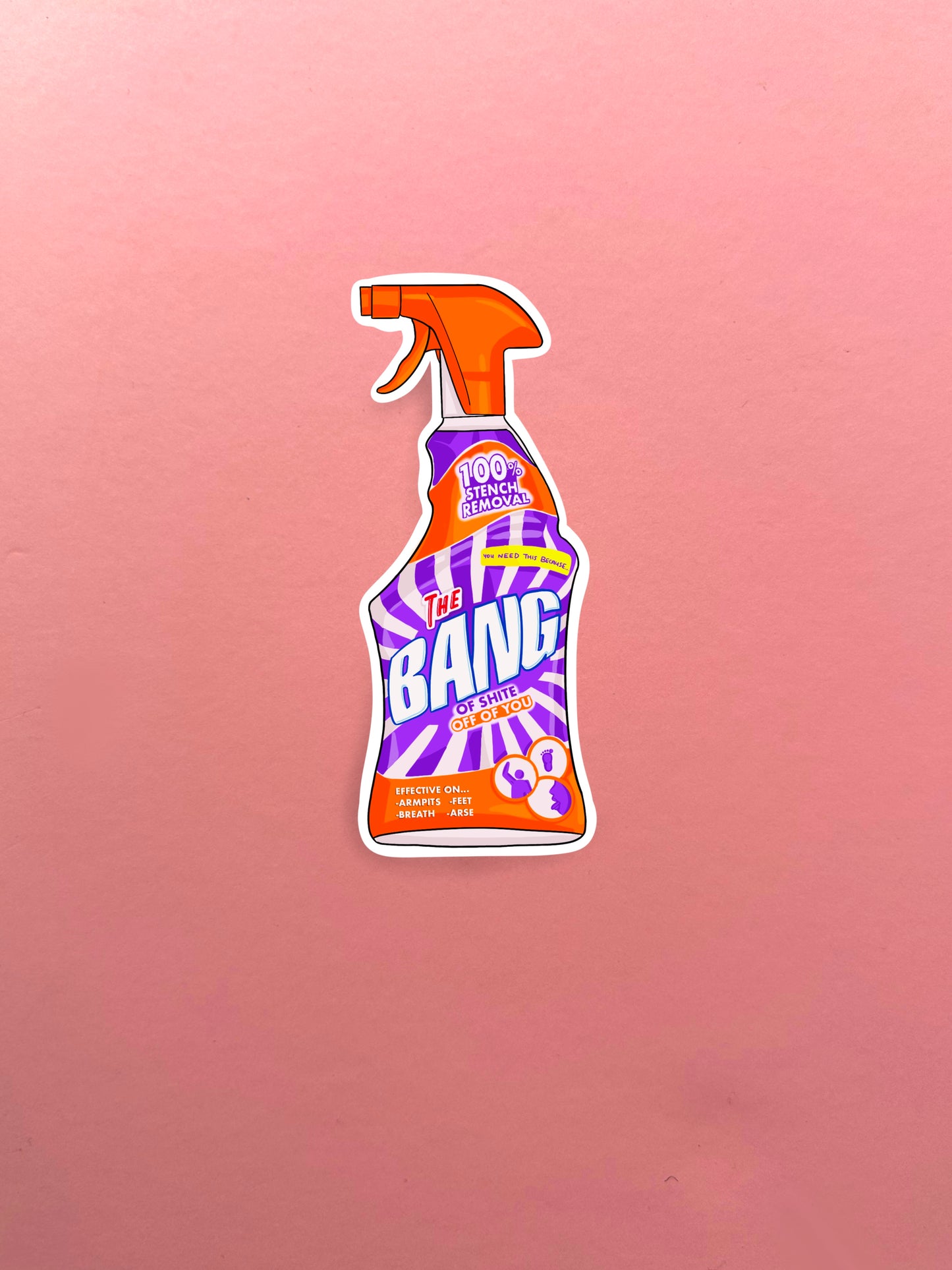 BANG OF SHITE STICKER