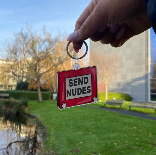 SEND NUDES KEYRING